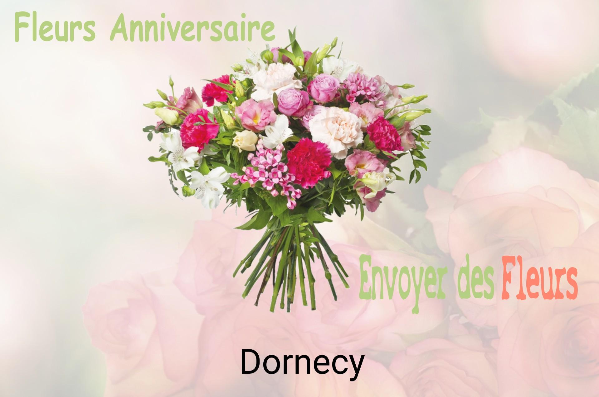 Bouquet de fleurs d’anniversaire livré à Dornecy